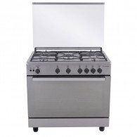 Cuisinière à Gaz Ariston ARR9GGF23125XNA 5 Feux 90Cm Gris en Tunisie