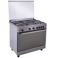 Cuisinière à Gaz Ariston ARR9GGF23125XNA 5 Feux 90Cm Gris en Tunisie