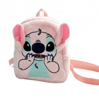 Sac à Dos Stitch En Peluche Douce Rose En Tunisie