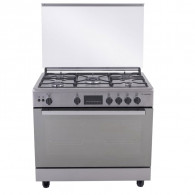 Cuisinière à Gaz Ariston ARR9GGF33229XNA 5 Feux 90Cm Gris en Tunisie
