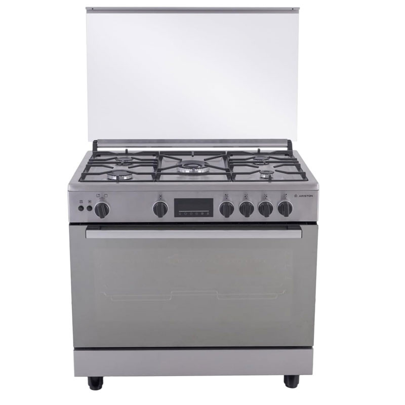 Cuisinière à Gaz Ariston ARR9GGF33229XNA 5 Feux 90Cm Gris en Tunisie