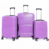 Set De Trois Valises Titou Incassable Violet En Tunisie