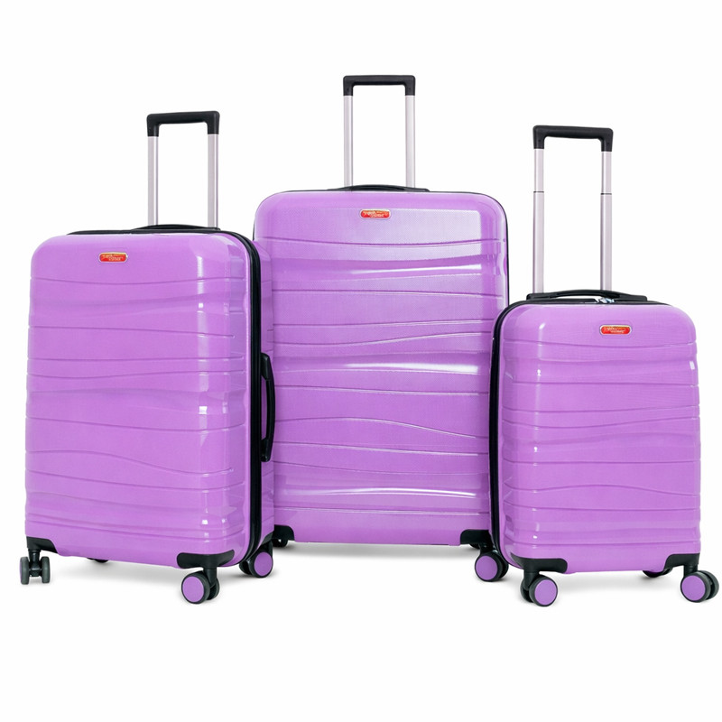 Set De Trois Valises Titou Incassable Violet En Tunisie