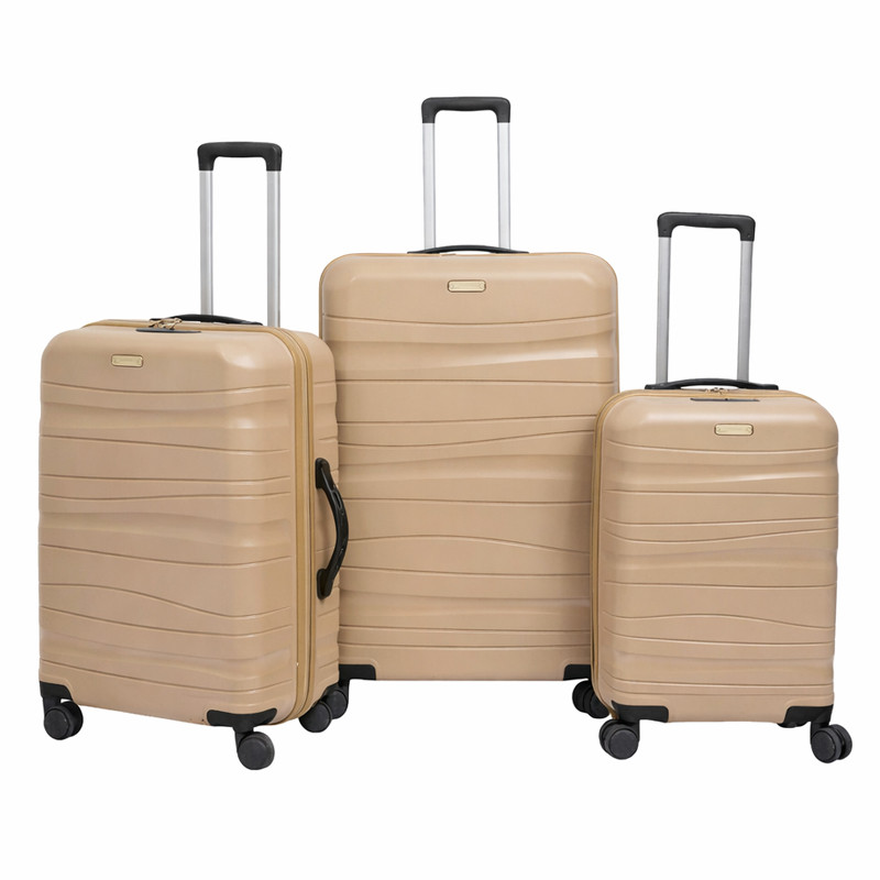 Set De Trois Valises Titou Incassable Cappuccino En Tunisie