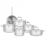 Batterie de Cuisine Korkmaz Astron A2051 11 Pièces Inox en Tunisie