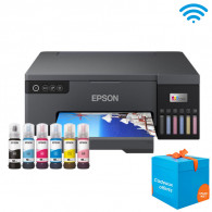 Imprimante à Réservoir Intégré EPSON ECOTANK L8050 Couleur Wi-Fi - Noir (C11CK37403)