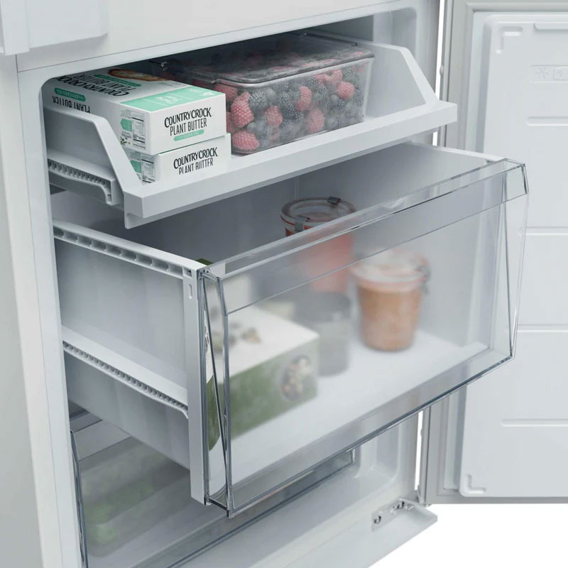 Réfrigérateur Combiné Encastrable Hoover HONBQT3518E 340L NoFrost Blanc en Tunisie