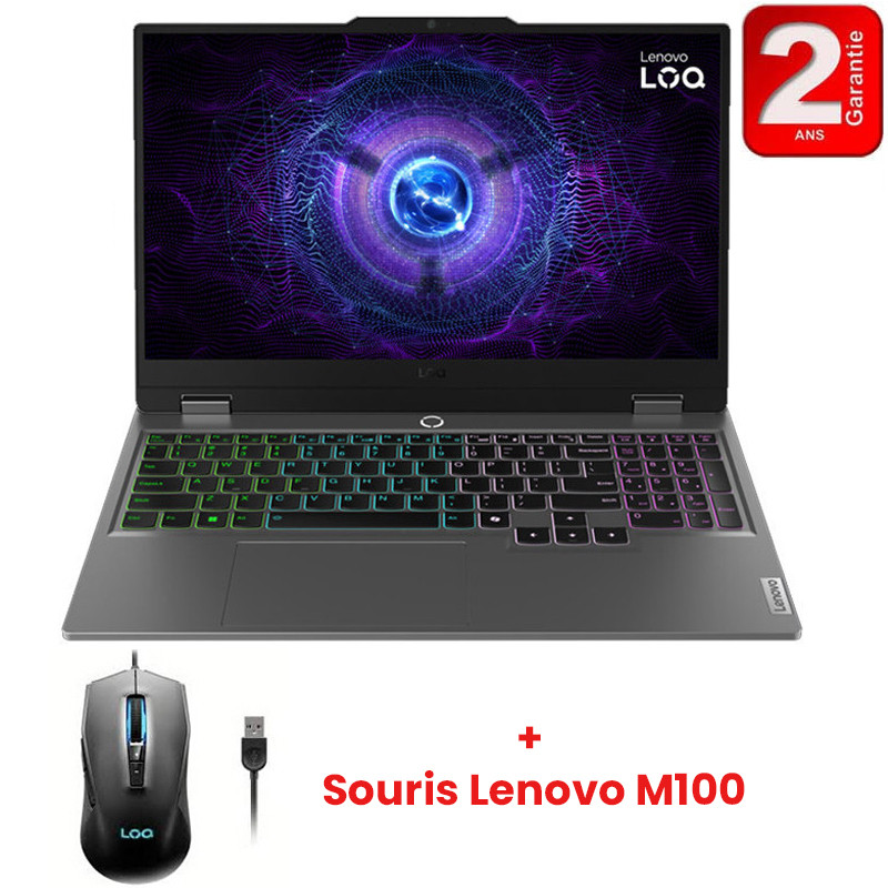 Pc Portable Gamer Lenovo LOQ 15IAX9 i5 12Gén 512Go SSD en Tunisie