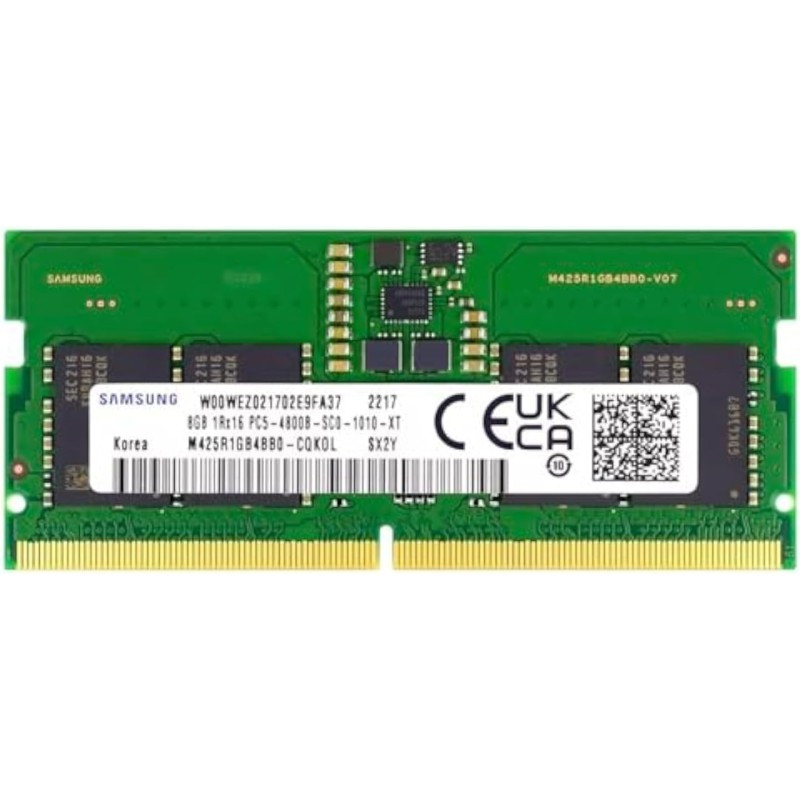 Barrette Mémoire Samsung 8Go DDR5 4800MHz SO-DIMM En Tunisie