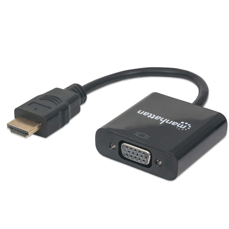 Adaptateur Manhattan HDMI Vers VGA Noir En Tunisie