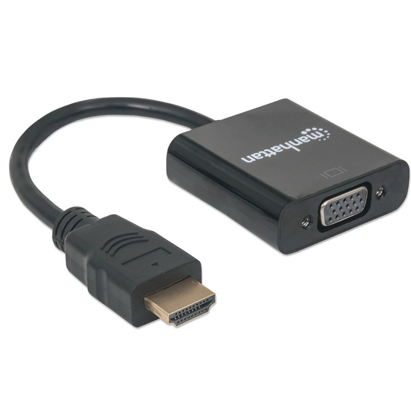 Adaptateur Manhattan HDMI Vers VGA Noir En Tunisie