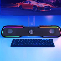 Haut Parleur Gamer HP DHE 6002 RGB Noir en Tunisie