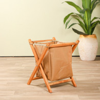 Mini Corbeille En Tissu Avec Structure En Bois En Tunisie