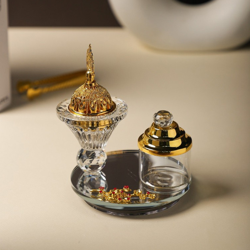 Encensoir en Verre avec Dorure en Tunisie