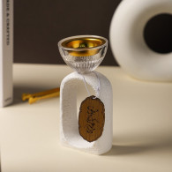 Encensoir Moderne Moderne en Céramique Blanche avec Bol en Verre en Tunisie