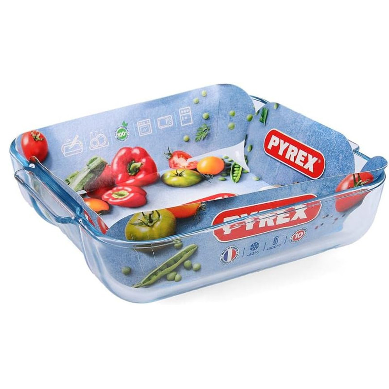 Plat De Cuisson Carré Pyrex Essentials 25 x 21 Cm En Tunisie