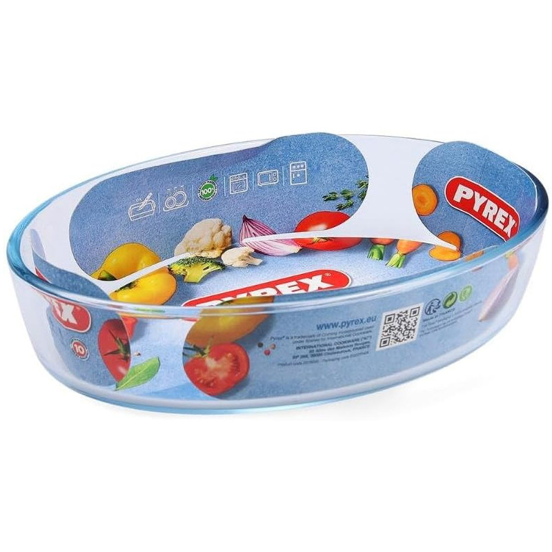 Plat De Cuisson Ovale Pyrex Iconics 26 x 18 Cm En Tunisie
