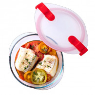 Boite de Conservation Pyrex Cook&Heat 1L Rouge en Tunisie