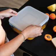 Plat À Four Pyrex Cook & Freeze Avec Couvercle Carré 20 x 20 Cm en Tunisie