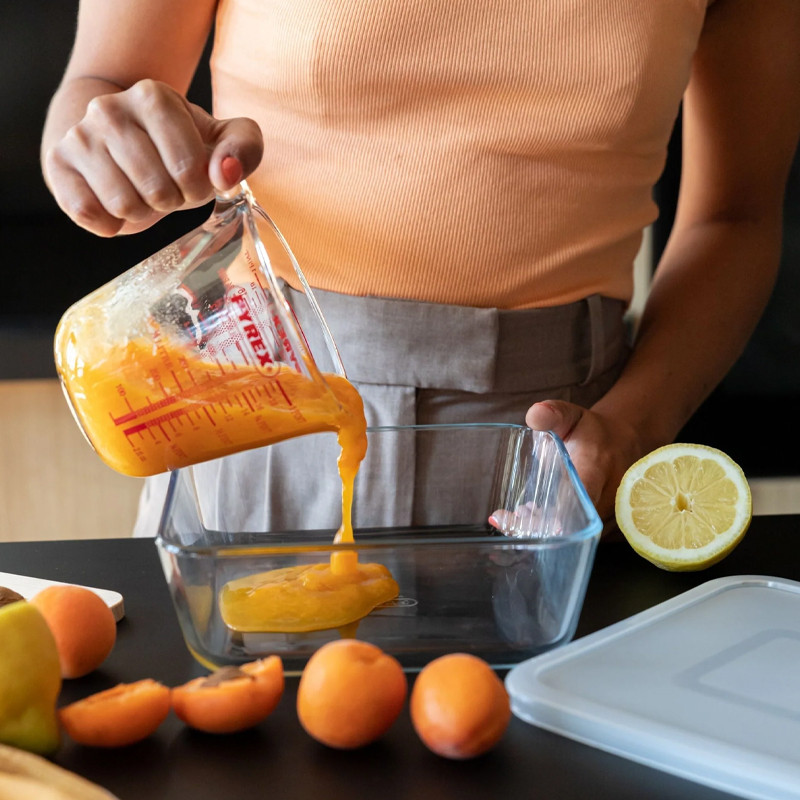 Plat À Four Pyrex Cook & Freeze Avec Couvercle Carré 20 x 20 Cm en Tunisie