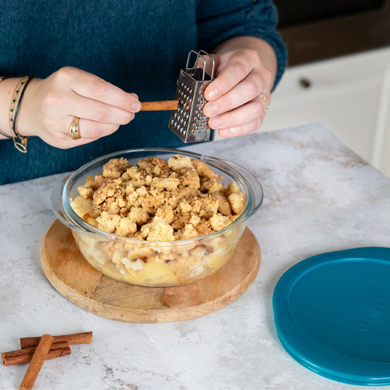 Plat À Four Pyrex Cook & Freeze Avec Couvercle Rond 26 x 23 Cm En Tunisie