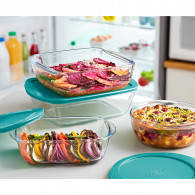 Plat À Four Pyrex Cook & Freeze Avec Couvercle Rond 26 x 23 Cm En Tunisie