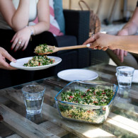 Plat À Four Pyrex Cook & Store Avec Couvercle Carré 25 x 22 Cm en Tunisie