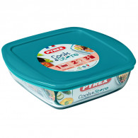 Plat À Four Pyrex Cook & Store Avec Couvercle Carré 25 x 22 Cm en Tunisie