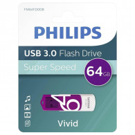 Clé USB Philips Vivid 64Go USB 3.0 Violet en Tunisie