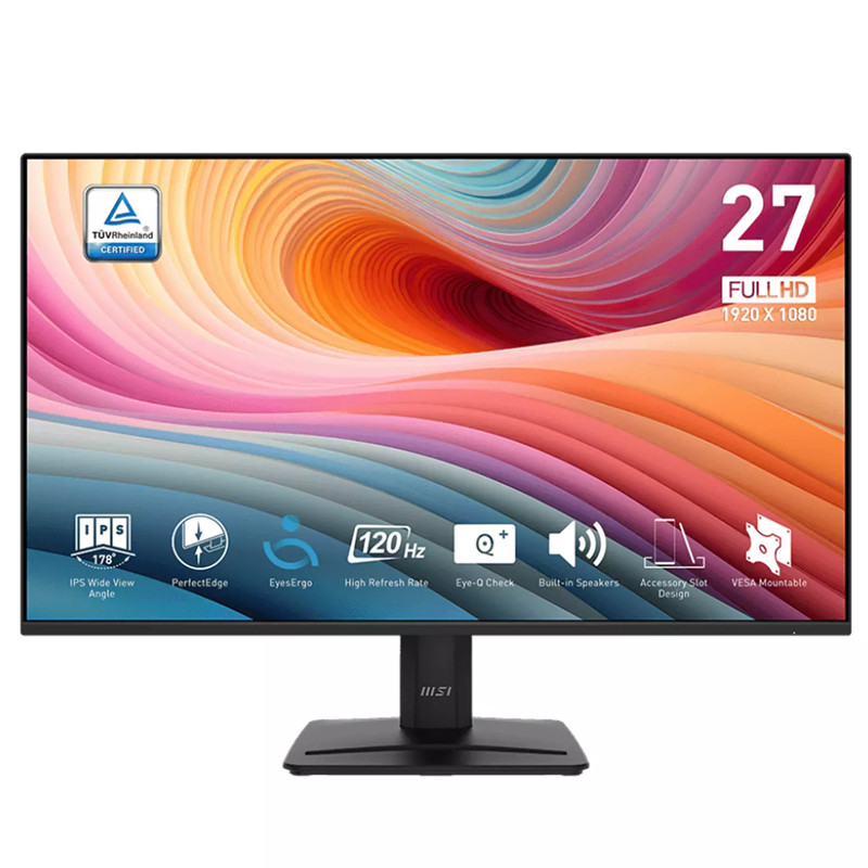 Ecran Gamer MSI PRO MP275 E2 27" FHD 120Hz IPS Noir en Tunisie