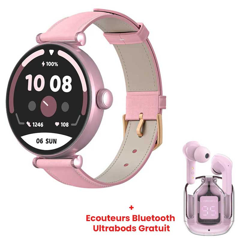 Montre Connectée Kieslect Lady Watch Pura ELE Rose En Tunisie