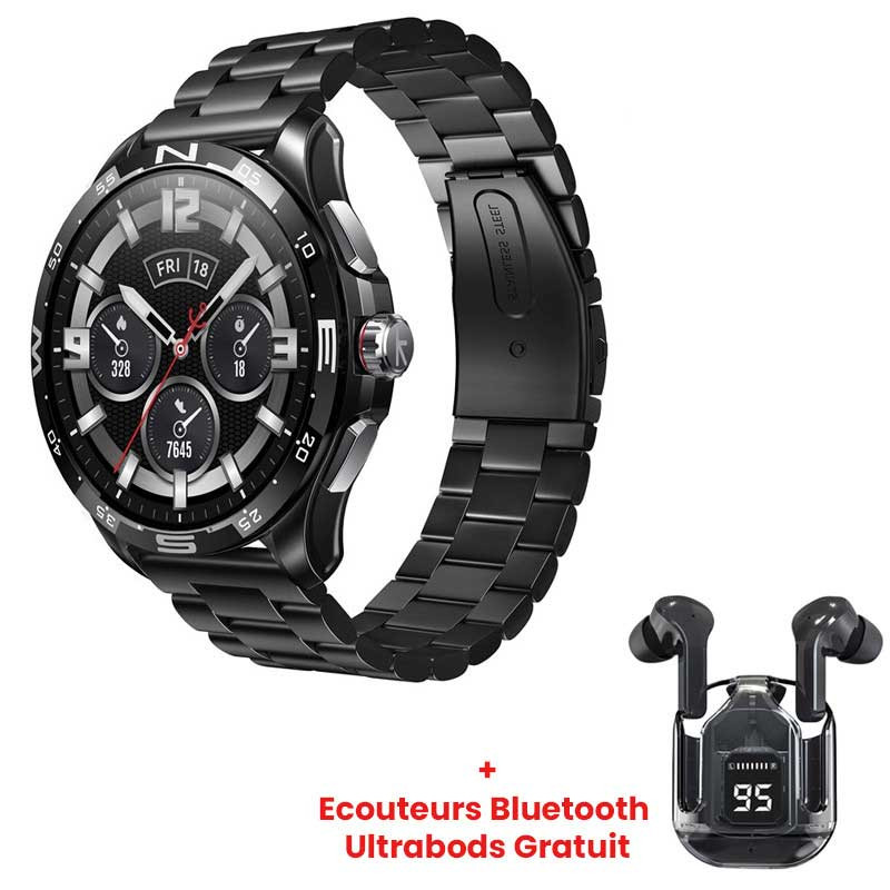 Montre Connectée Kieslect Calling Watch Actor Leading Noir en Tunisie