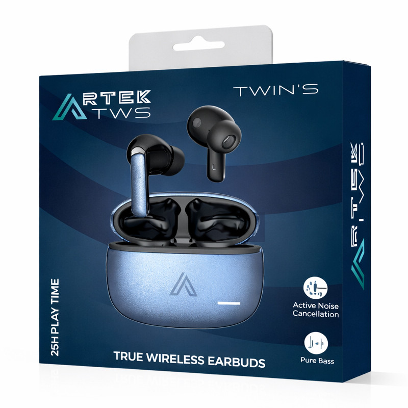 Ecouteurs Bluetooth Artek Twin's Bleu En Tunisie