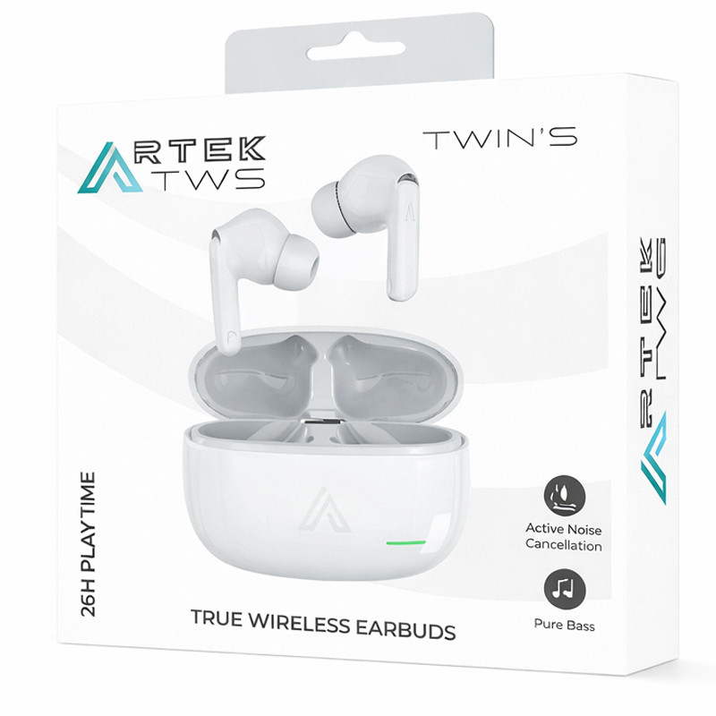 Ecouteurs Bluetooth Artek Twin's Blanc En Tunisie