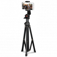 Trépied Rotray smartphone Hama 150 cm Avec Déclencheur Bluetooth Noir En Tunisie