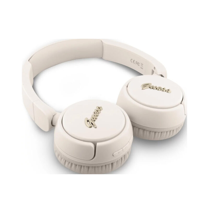 Micro Casque Bluetooth Guess Beige en Tunisie