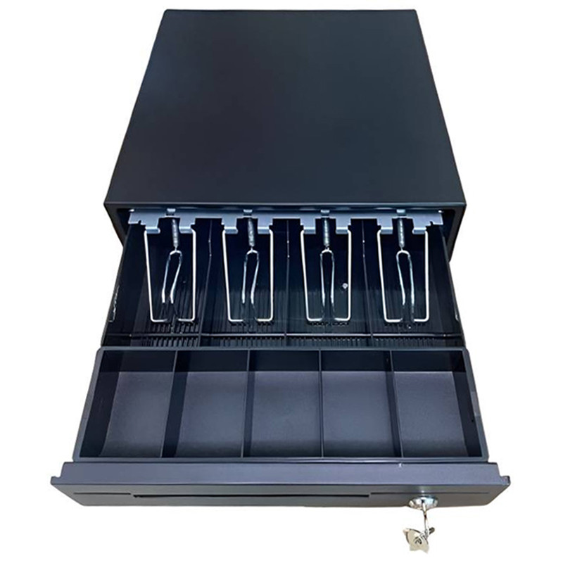 Tiroir De Caisse TIRR45 5 Piéces Et 4 Billets Noir En Tunisie