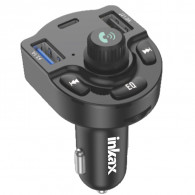 Lecteur De Musique Bluetooth MP3 Inkax CM-12 Pour Voiture Noir En Tunisie