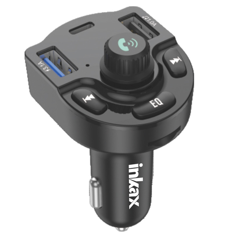 Lecteur De Musique Bluetooth MP3 Inkax CM-12 Pour Voiture Noir En Tunisie