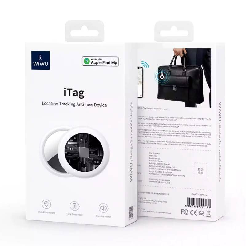 Air Tag Wiwu Tracker Bluetooth Anti Perte Blanc en Tunisie