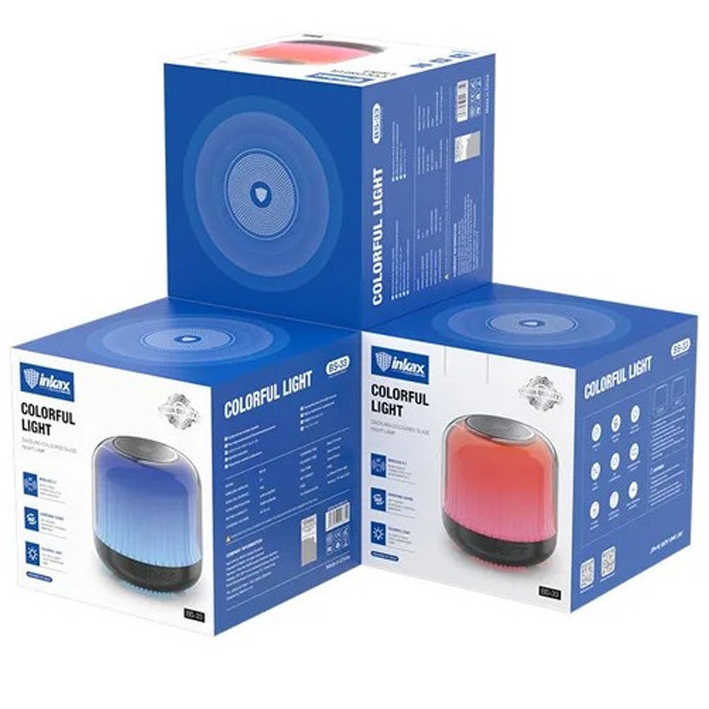 Haut Parleur Bluetooth Inkax BS-33 RGB Noir En Tunisie