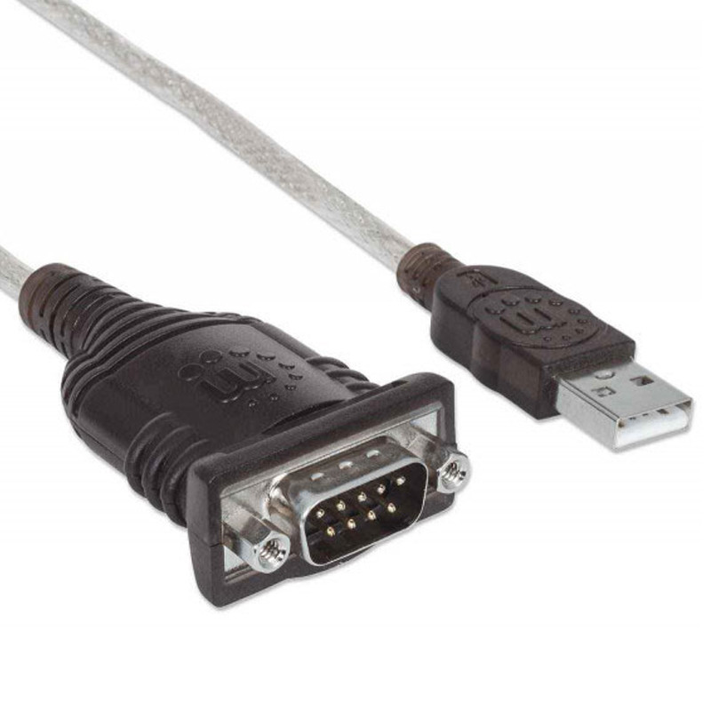 Convertisseur USB  Série DB9 Manhattan Noir