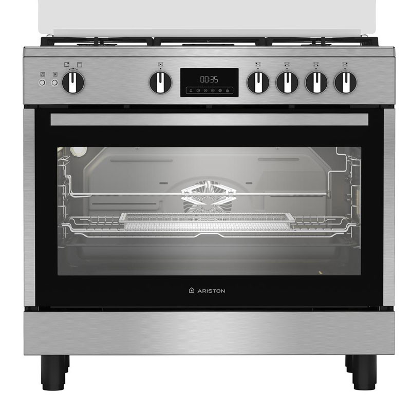 Cuisinière à Gaz Ariston ARR9GGF33229XNA 5 Feux 90Cm Gris