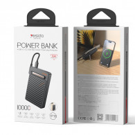 Power Bank Sans Fil Yesido YP78 10 000 mAh Noir En Tunisie