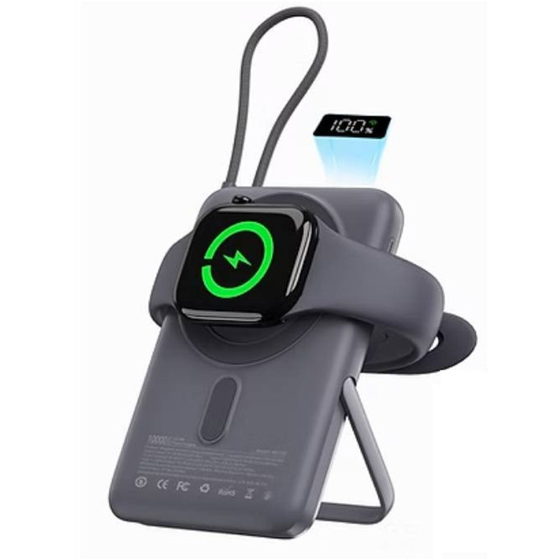 Power Bank Haino Teko W1702 Ultra‑Fast Magnetic 10000 mAh Silver en Tunisie