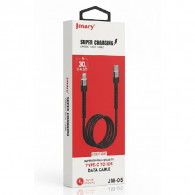 Câble Chargeur Jmary USB‑C Vers Lightning Noir