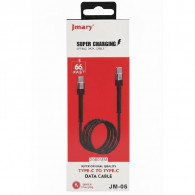 Câble Chargeur Jmary Type‑C Vers Type‑C Noir