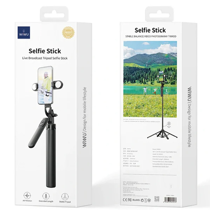 Tige Selfie Pour Smartphone WIWU SE012 Noir En Tunisie