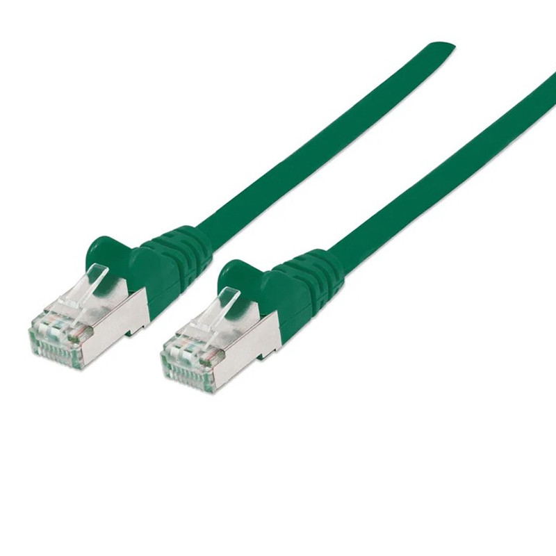 Cable Réseau Intellinet 350600 CAT6a S/FTP 1M Vert En Tunisie