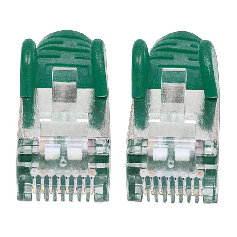 Cable Réseau Intellinet 350600 CAT6a S/FTP 1M Vert En Tunisie